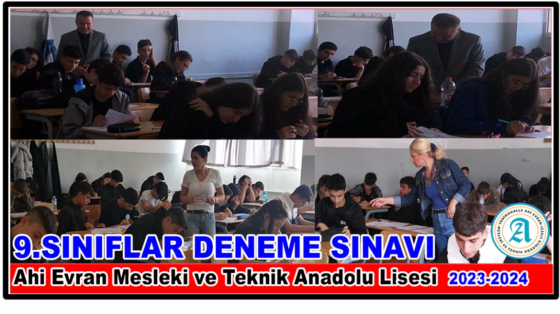 9.SINIF DENEME SINAVI - Ahi Evran Mesleki Ve Teknik Anadolu Lisesi